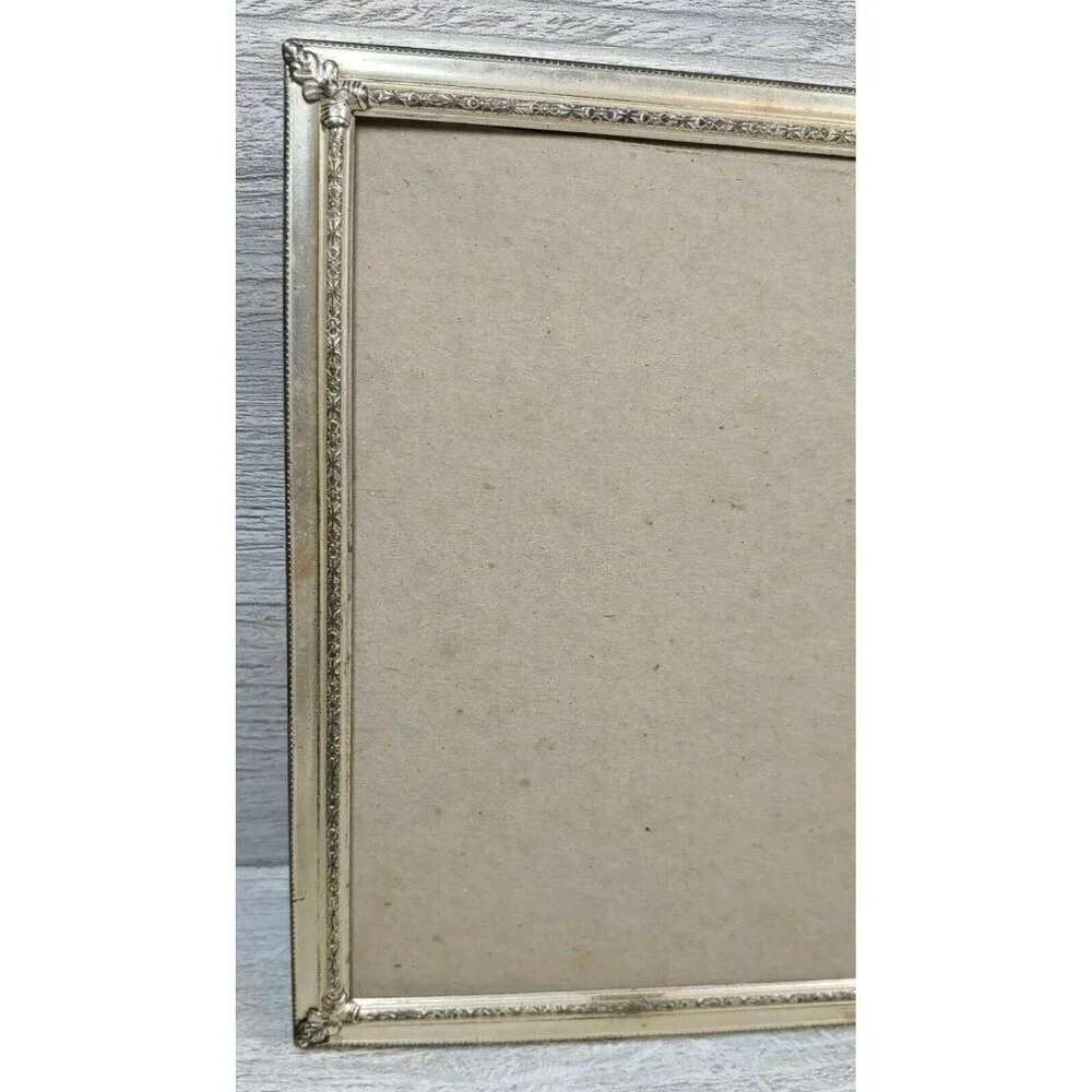 VTG Reliance Industries 411 Beige Free Standing Hanging Art Deco Picture Frame